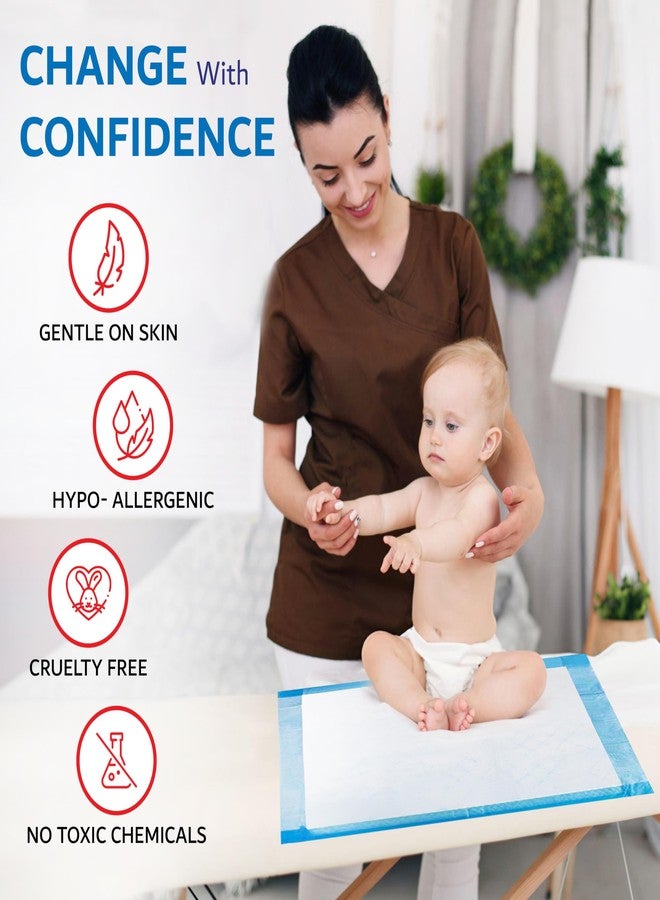 Henry Schein Disposable Underpads 23'' x 24'' (100-Count) Incontinence Pads, Bed Covers, Puppy Training | Thick, Leak Protection for Kids, Adults, Elderly | Liquid, Urine, Accidents - Image 5